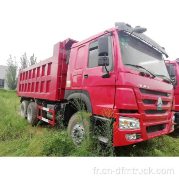 10 roues HOWO camion à benne basculante de 25 tonnes